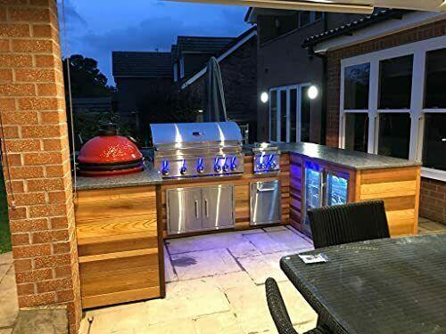 Outdoor Kitchen Double Access Doors,33x22 Inch BBQ Grill 33x22″
