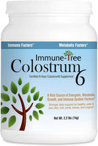 Immune Tree All Natural 100% Bovine Colostrum Powder | Maximum Strength | 661 Servings | 2.2lb (1 Kilo) | Certified 6 Hour | Absorbs Readily | Protects Natural Anti-Aging, Immune, Metabolic, & Other Essential Factors | Made in USA From Gras