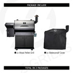 ZPG-700E Pellet Grill BBQ Smoker Digital Control with cover