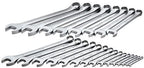 SK 86043 SuperKrome 23 Piece 12 Point 1/4-Inch to 1-1/2-Inch Combination Wrench Set
