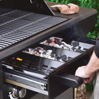 Flavor Pro 4-Burner Gas Grill with Multi-Fuel Flavor Drawer 7400