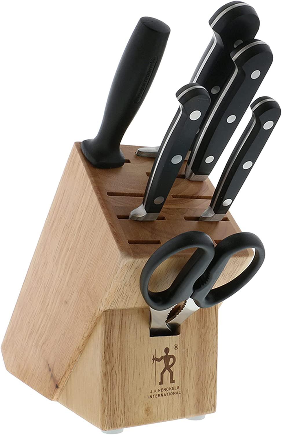 HENCKELS Classic Razor-Sharp 7-pc Knife Set, German Engineered Informed by 100+ Years of Mastery, Chefs Knife
