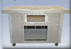 Grills Portable Island for  Oval XL  Unfinished