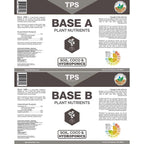 TPS Base A+B Two Part Set Complete Plant Growing Nutrient Formula for All Plants, for Both Soil and Hydro, 2.5 Gallon Set (2 x 320 oz)