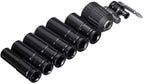 Peixiang Sturdy Power Tool Accessories, 10pcs Air Impact Socket Wrench Adapter Set 1/2 Inch Square Drive Metric Drill Chuck Adapter Safety