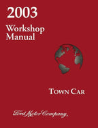 Bishko OEM Repair Maintenance Shop Manual Bound for Lincoln Town Car 2003