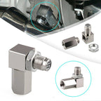 90°O2 Oxygen Sensor Spacer Engine Light CEL Check Bung Mini Catalytic Converter Generic