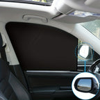 4pcs Car Magnet Side Window Sunshade Curtain Magnetic Black Shading Net Sunshade Insulation Privacy Curtain Row Car Window Sunshade Curtain Universal