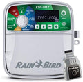 Rain-Bird ESP-TM2 Indoor Outdoor Irrigation WiFi Zone Controller Timer Box and Link Lnk WiFi Mobile Wireless Smartphone Upgrade Module Sprinkler System (4 Zone)