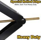 WEIZE RV Trailer Camper Stabilizer Leveling Scissor Jacks with Handle 24" 7500lbs Set of 4