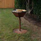 Hexagon Flat Top Fire Grill 30" Cooktop 195 lb. Steel