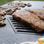 Hexagon Flat Top Fire Grill 30" Cooktop 195 lb. Steel