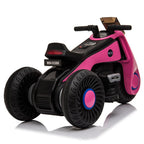 Children Electric Motorcycle, URHOMEPRO Electric Power Wheels Car with 3 Wheels Double Drive, Ride On Toys Ride On Cars with music playback Function, Thanksgiving Christmas Gift, Pink, W6940