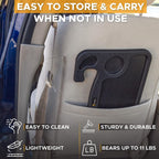 EcoNour 2 in 1 Car Steering Wheel Desk | Steering Wheel Tray for Laptop Car Mount with Pen Holder | Car Food Tray for Eating with Drinks Holder | Multipurpose Travel Car Accessories