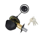 Oil-Rubbed Bronze Entry Door Lever Combo Lock Set with Deadbolt and 4 KW1 Keys, Keyed Alike (12-Pack)
