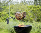 Grill Heavy Duty Rotisserie Grill for Home + Portable for Outdoors Electric