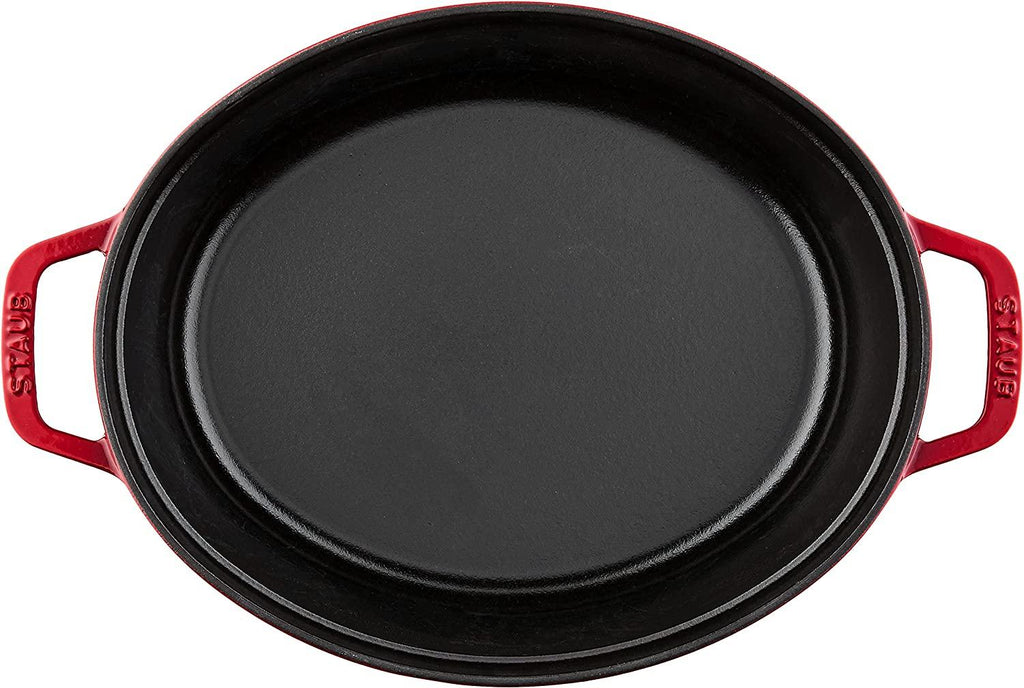 Staub Cast Iron 5.75-qt Coq au Vin Cocotte - Cherry, Made in France