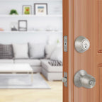 Brandywine  Steel Keyed Entry Knob and Single Cylinder Deadbolt Combo Pack