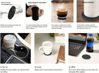 4pcs Car Cup Coasters, Universal Non-Slip Cup Holders Embedded In Ornaments Coaster, Car Interior Accessories Fit Car Accessories