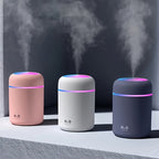 Portable Humidifiers 10.14oz,USB Desktop Humidifier, Cool Mist Quiet Aroma Diffuser, For Car, Office, Bedroom, Auto Shut Off, 2 Mist Modes Christmas Gift