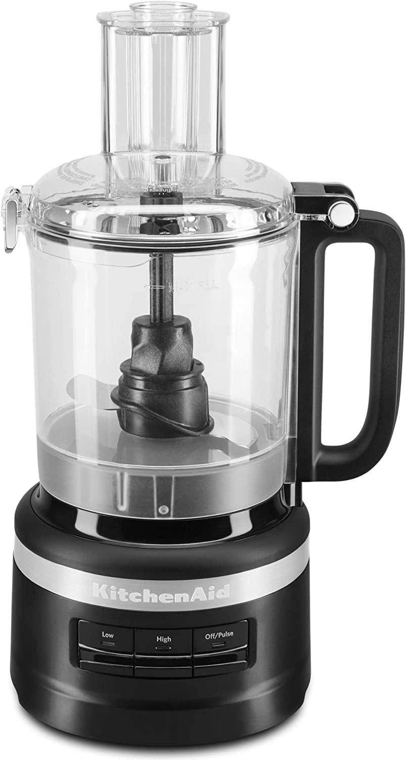 KitchenAid KFP0918BM Food Processor, 9 Cup, Black Matte