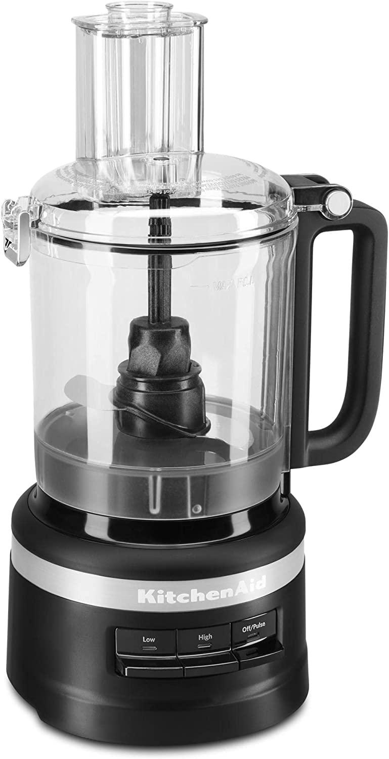 KitchenAid KFP0918BM Food Processor, 9 Cup, Black Matte