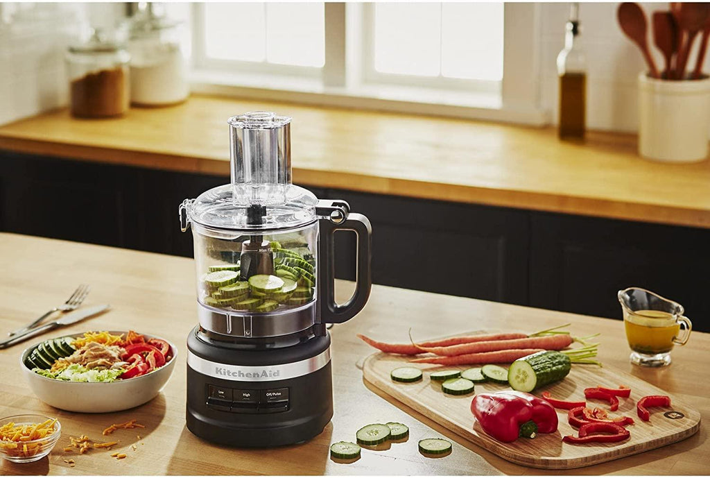 KitchenAid KFP0918BM Food Processor, 9 Cup, Black Matte