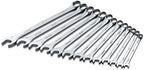 SK Professional Tools 86127 13-Piece 6-Point Metric Long Combination Wrench Set - SuperKrome Finish, Set of 13 Chrome Wrenches Made in USA