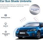 helloleiboo Car Windshield Sun Shade UV Rays and Heat Sun Visor Protector Foldable Reflector Umbrella brella Shield