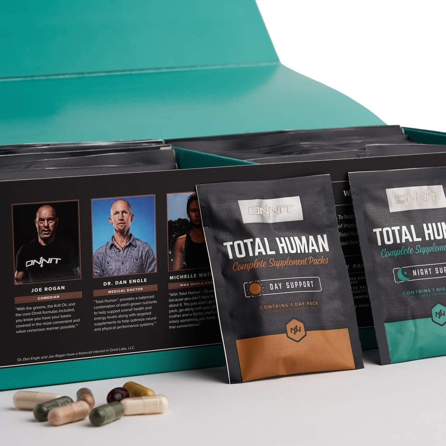 ONNIT Total Human + Total Gut Health + New Mood 60ct Stack