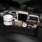 Car Seat StoraBox Card Phone Holder Pocket Car Seat Gap Leather StoraBox Seat Gap Pocket StoraBox Universal