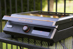 Electric Tabletop Griddle Portable 17in W Hood LarLCD Digital Indoor Outdoor