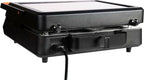 Electric Tabletop Griddle Portable 17in W Hood LarLCD Digital Indoor Outdoor