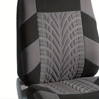 Upgrade Your Car Interior With These Stylish 9PCS Tire Pattern Universal Five Seat Car Seat Covers
