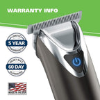 Wahl Clipper Slate  Steel Lithium Ion Plus Beard Trimmers for Men,