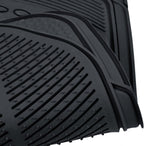 BDK Original ProLiner 2 Piece Front Heavy Duty Front &amp; Rear Rubber Floor Mats for Car SUV Van &amp; Truck, Black - All Weather Floor Protection Fits Most Vehicles