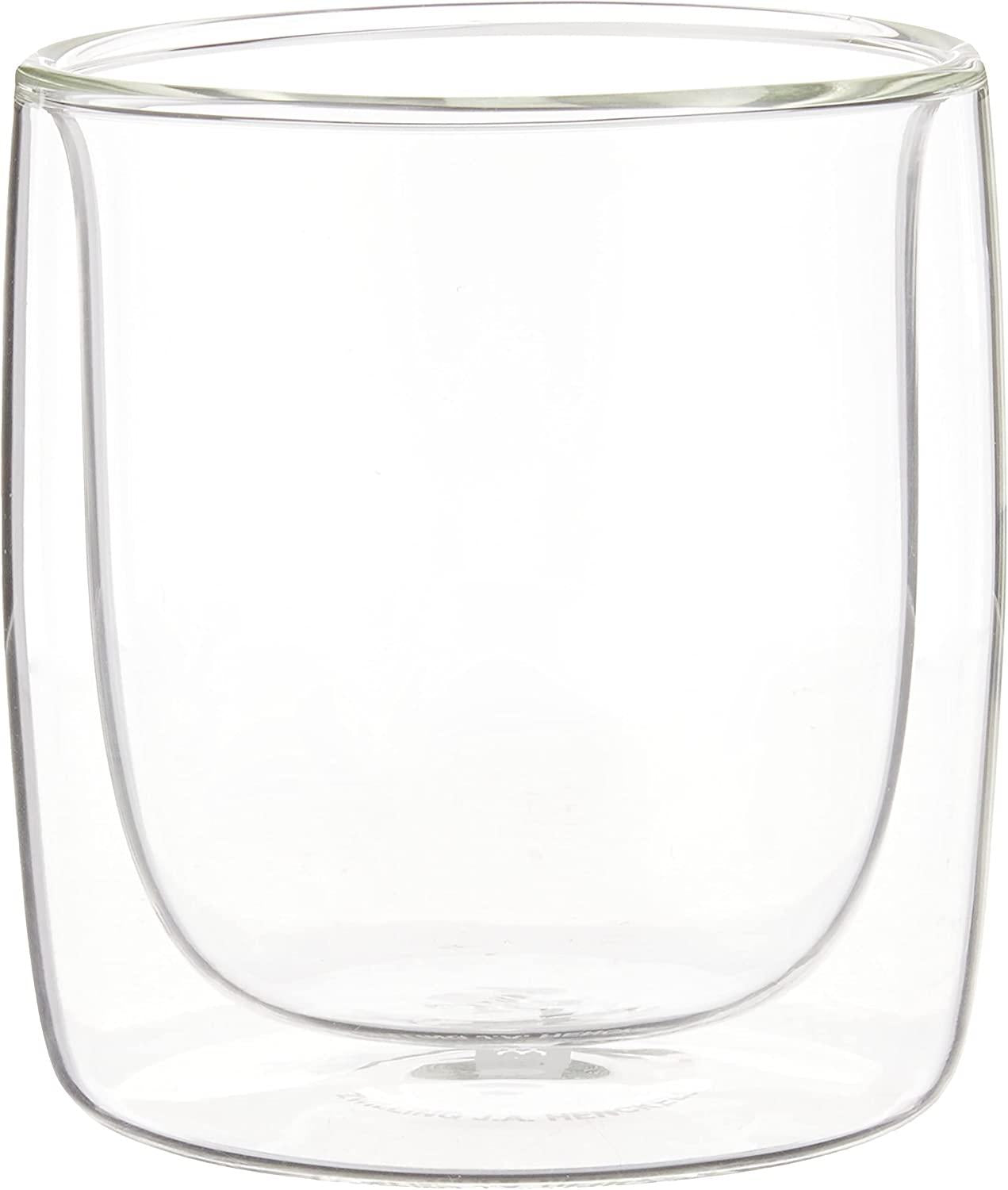 ZWILLING J.A. Henckels Double-Wall Tumbler Glass Set, 9 fl. oz, White