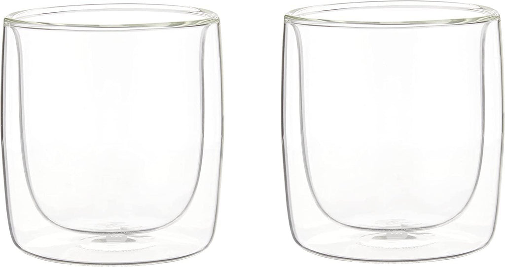 ZWILLING J.A. Henckels Double-Wall Tumbler Glass Set, 9 fl. oz, White