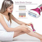 Women's Hair Removal Electric Shaver Ladies  4 in 1 for Legs Bikini