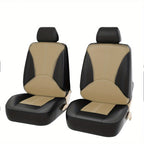 Car PU Leather Seat Cover High Quality Full Set universal cars Leather Seat Cover 5 Seat Protection Cover Suitable For Most Cars