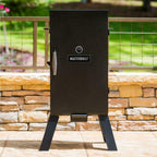 Analog Electric Smoker 30-inch in Black w/ -in Temp GauEasy Plug and Use