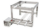 Brazilian High Rotisserie BBQ Grill  Still 3 Skewers Giragril Inox