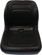 Lawn Mower, Garden Tractor UTV / ATV Seat Black High Back Vinyl Universal Mount B1LGT100BL