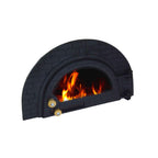 Cast Iron Glass Pizza Oven Door Small -  DIY fired Pizza Ovens