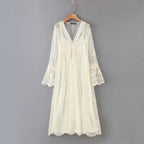 white lace dress