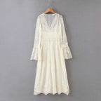white lace dress