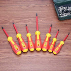 SHYPT Insulated Screwdriver Set Withstand Volta1000V Precision Magnetic Phillips Slotted for Electrician Repair Hand Tool Kit