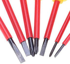 SHYPT Insulated Screwdriver Set Withstand Volta1000V Precision Magnetic Phillips Slotted for Electrician Repair Hand Tool Kit
