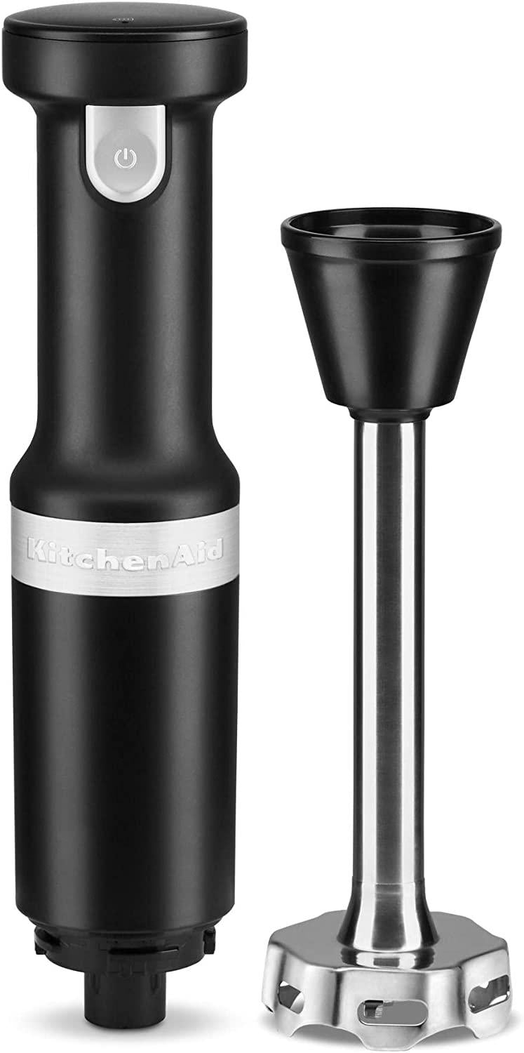KitchenAid Cordless Variable Speed Hand Blender with Chopper and Whisk Attachment - KHBBV83