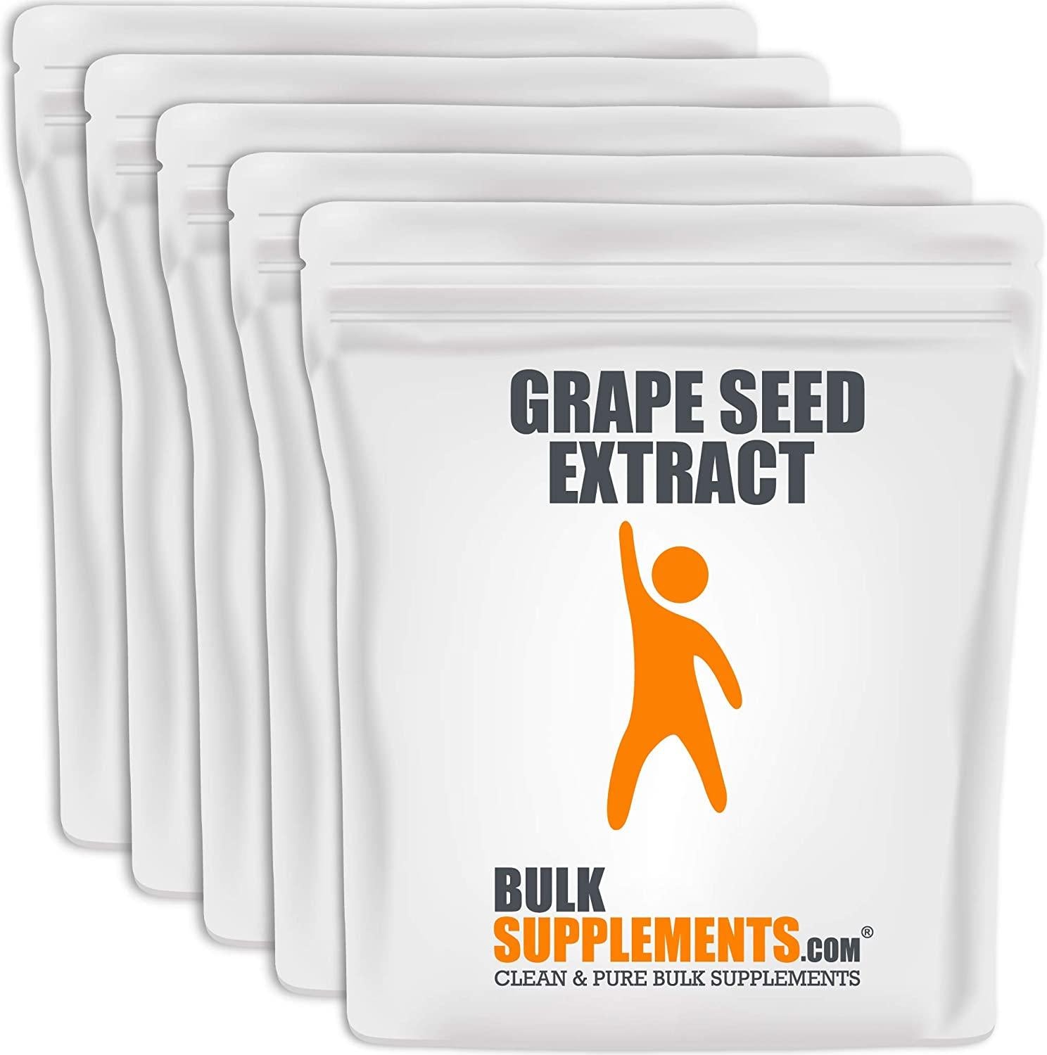 BulkSupplements.com Grape Seed Extract Powder (5 Kilograms - 11 lbs)